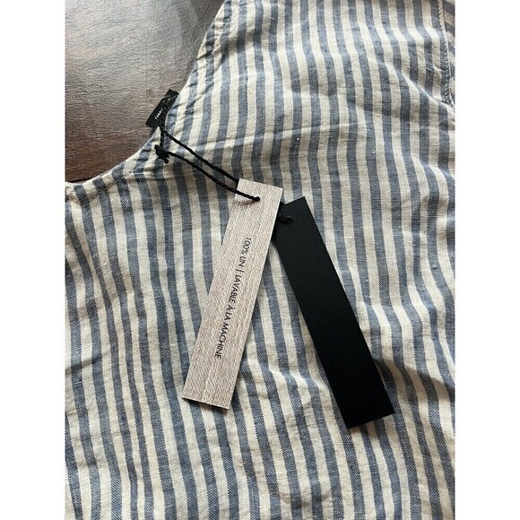 Tahari Womens Long Line 100% Lien Pull Over Top NWT Sz Small - Picture 5 of 9